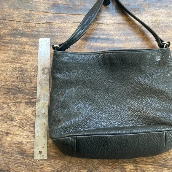 BEAUTIFUL TIGNANELLO BLACK Pebble LEATHER HANDBAG - Picture 12 of 13